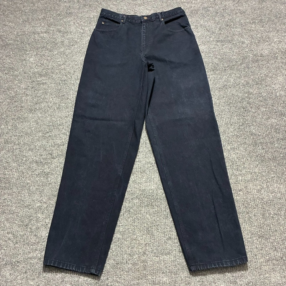 Open Trails Jeans Mens 34x34 Dark Wash Denim Straight Leg Classic Fit Casual